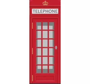 Telefonboks glasdørklistermærke - TenStickers