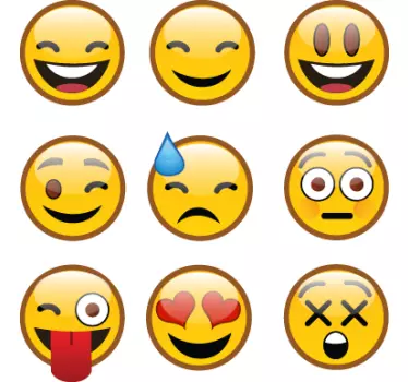 Smileys stickers - TenStickers