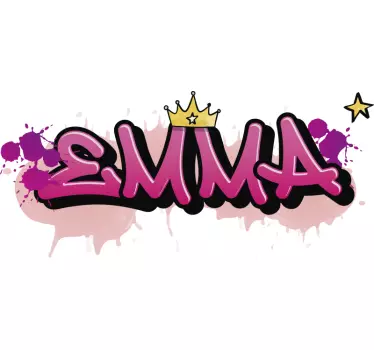 Graffiti til piger specialdesign - TenStickers