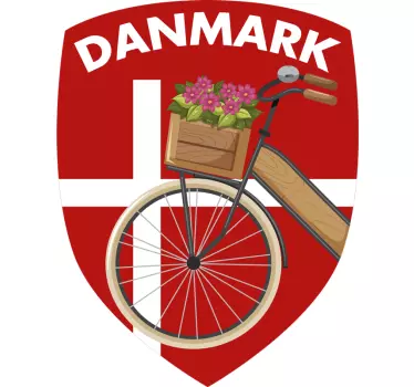 Eventyr enhjørninger flag mærkat - TenStickers