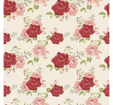 Blomster møbler mærkat - TenStickers