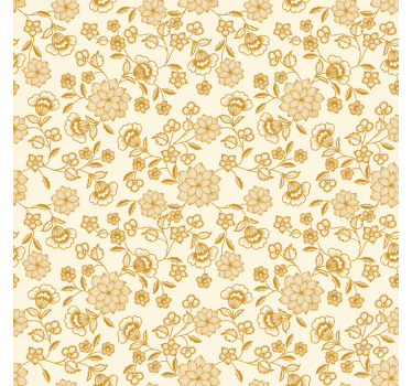 Blomsterflok paisley møbler mærkat - TenStickers