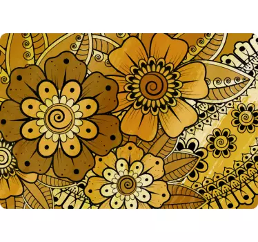 Paisley indisk stil møbler mærkat - TenStickers