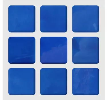 Blå nuancer boardoverføring - TenStickers