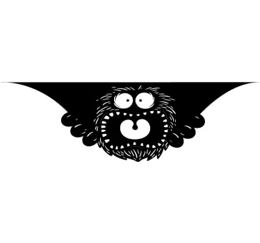 Kig en boo toilet mærkat - TenStickers