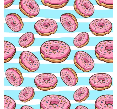 Bare rolig, vær glad for donuts-mærkater - TenStickers