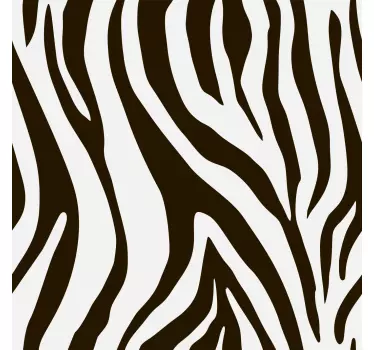 Zebra mønster laptop hud mærkat - TenStickers