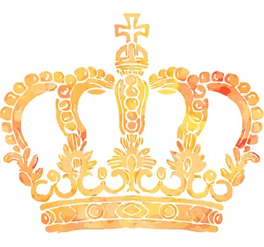 Kongekrone wallsticker - TenStickers