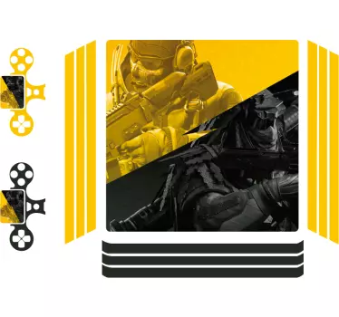 Call of duty ps4 klistermærke - TenStickers