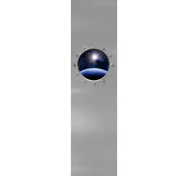 Klistermærke til glasdør med optisk effekt - TenStickers