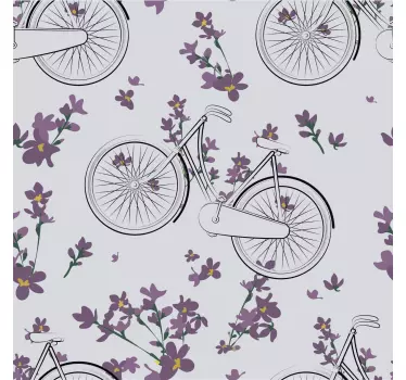 Masser af små vintage cykler mærkater til møbler - TenStickers