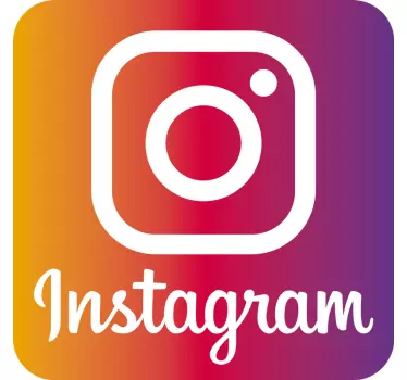 instagram mærkat butiksvindue klistermærke - TenStickers