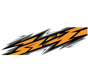 Sport bil mærkat wrap design bil mærkat - TenStickers