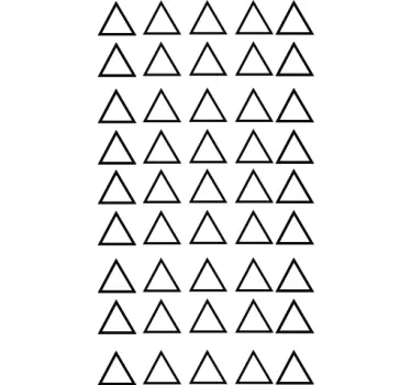 Trekanter mønster design wallsticker dyr - TenStickers
