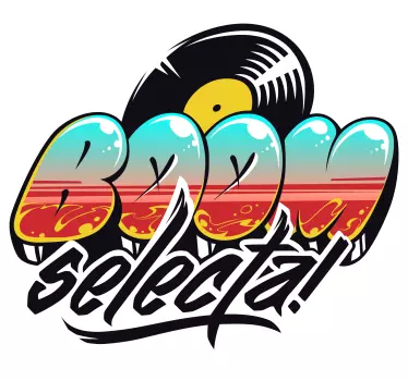 Musik graffiti klistermærke bundt - TenStickers