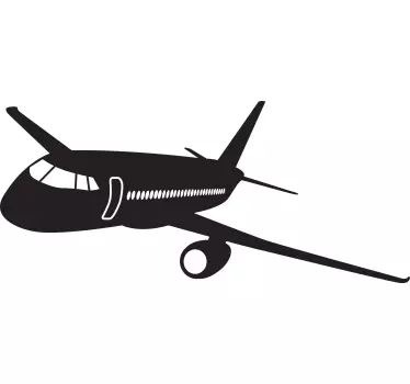 Kommercielt fly vintage rejse mærkat - TenStickers