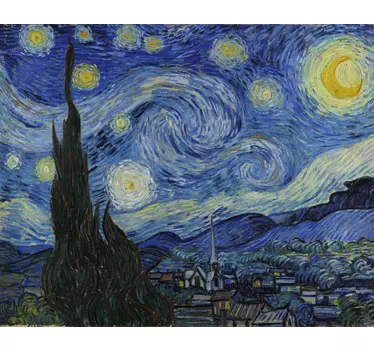 Stjernehimmel nat væg klistermærke - TenStickers