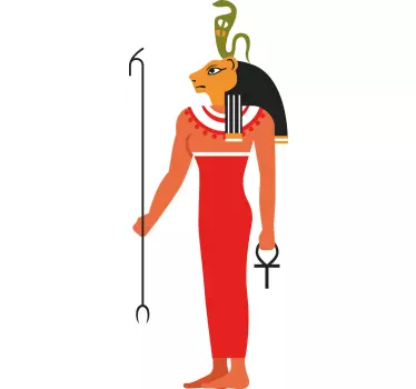 Egyptisk gud sekhmet religion klistermærker - TenStickers