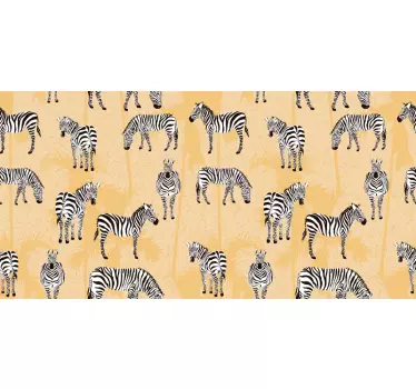 Folie til møbler i zebra print stil - TenStickers