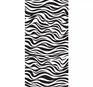 Zebra baggrund iphone mærkat - TenStickers