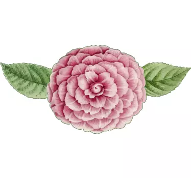 Pæon enkelt blomst væg indretning - TenStickers