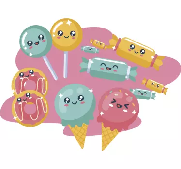 Anime slik paradis tegneserie væg klistermærke - TenStickers