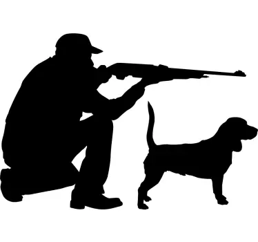 Jæger- og hundemærkater - TenStickers