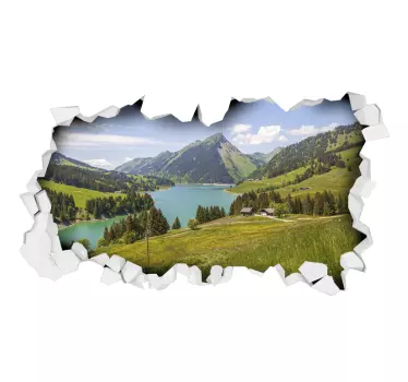 Bjerg- og skovmure klistermærker - TenStickers