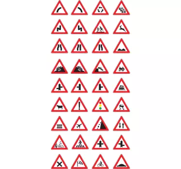 Advarselsskilte sticker - TenStickers