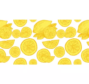 Appelsin og citron skitsemærker til møbler - TenStickers