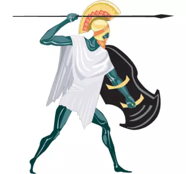 Zeus mytologi dekorativt mærkat - TenStickers