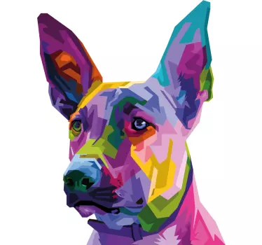 Hund malinois hund klistermærke - TenStickers