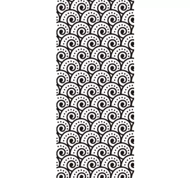 Tsunami badeværelse Sticker - TenStickers