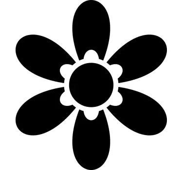 Blomster solcykel Klistermærke til cykel - TenStickers