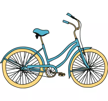 Cykel sport klistermærke - TenStickers