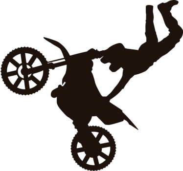 Motocross Stickers freestyle - TenStickers