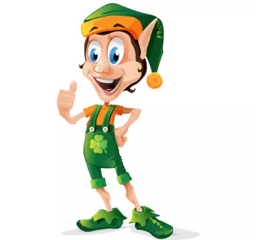 Shamrock alf kids decal - TenStickers
