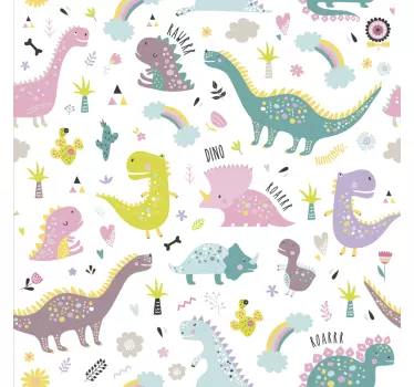 Dinosaurus kallax mærkater til møbler - TenStickers
