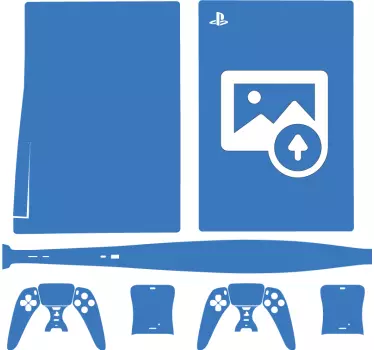 Personliggørbar ps5 cover - TenStickers