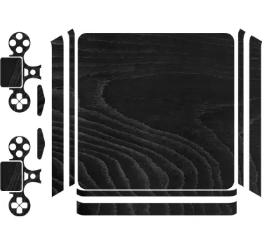 Ps4 sort træ playstation 4 klistermærker - TenStickers