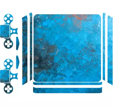 Ps4 skinnende is playstation 4 klistermærker - TenStickers
