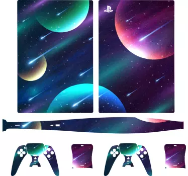 Space playstation 5 klistermærker - TenStickers