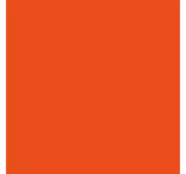 Orange almindeligt vinyl klistermærke - TenStickers