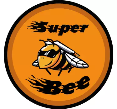 Super bee 70's design motorcykel klistermærker - TenStickers