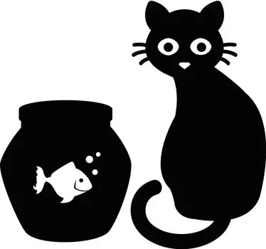 Klistermærke legesyg kattefigur - TenStickers