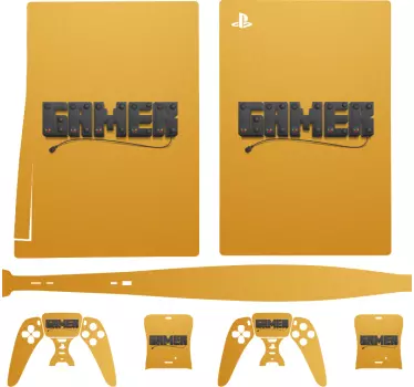Gamer playstation 5 klistermærke - TenStickers