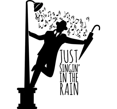 Singing in the Shower wallsticker - TenStickers