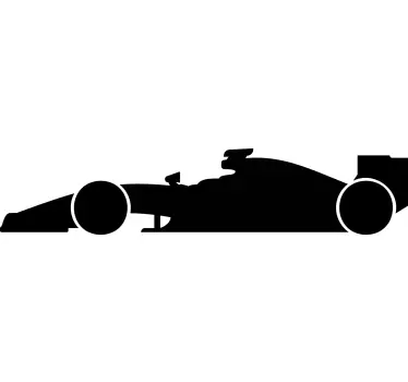 Motorklistermærke slank racerbil - TenStickers