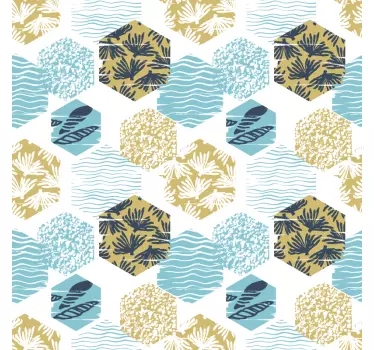 Folie til møbler med hexagonale mønstre - TenStickers