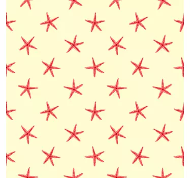 Folie til møbler med søstjerne mønster - TenStickers